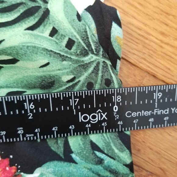 Anne Carson tropical tunic M - Picture 8 of 8